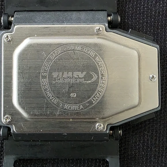 VTG Timex Skiathlom Digital Thermometer Chronograph Watch Retro Ski Collectible
